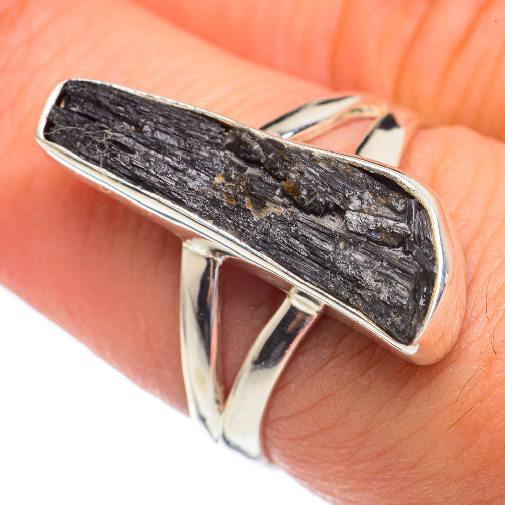 Black Tourmaline Rings handcrafted by Ana Silver Co - RING68893