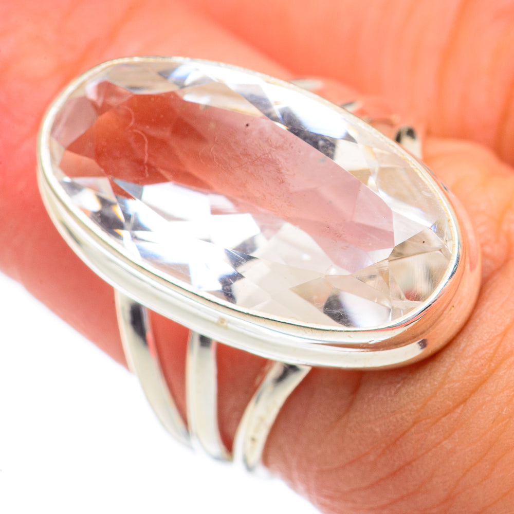 White Quartz Rings handcrafted by Ana Silver Co - RING68897