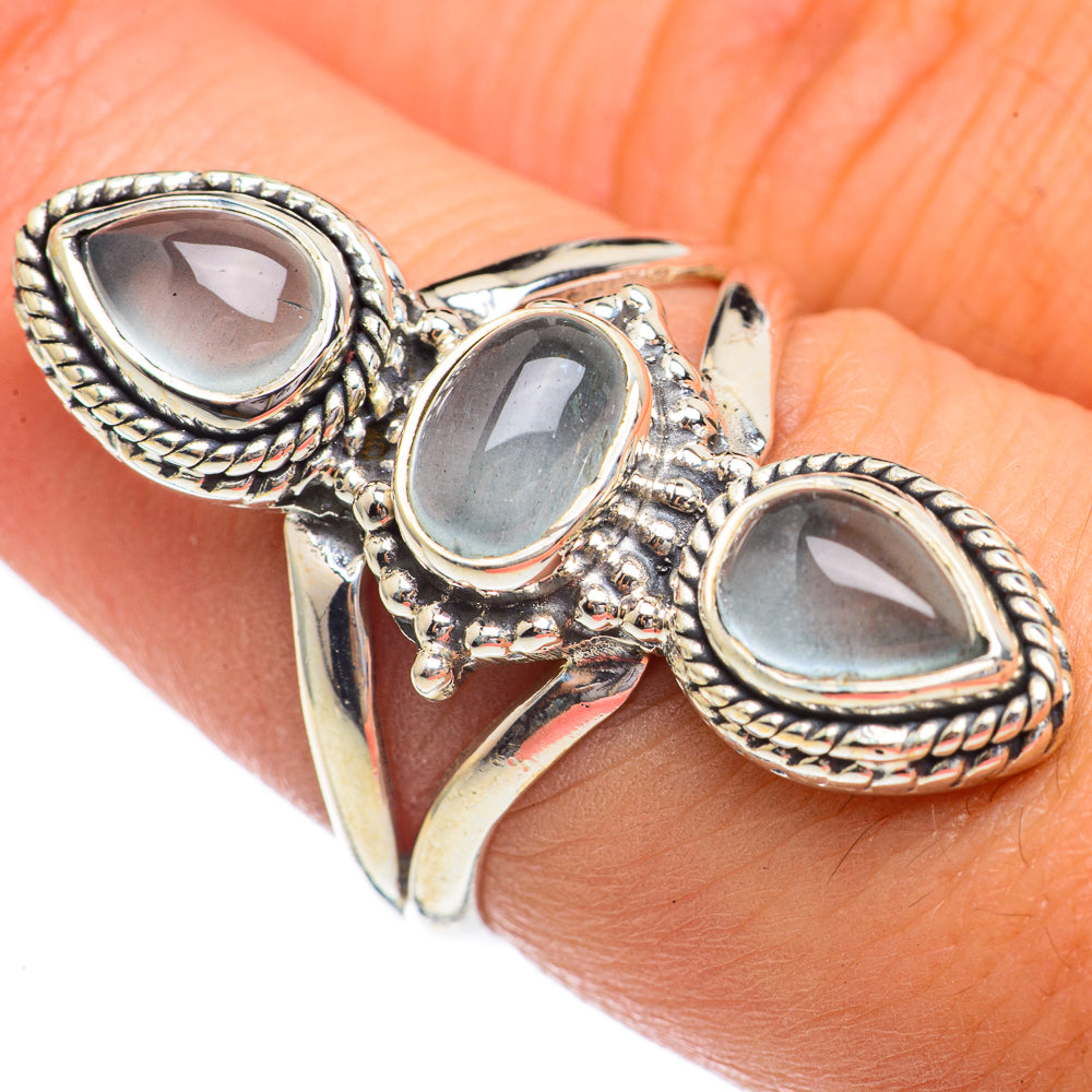 Aquamarine Rings handcrafted by Ana Silver Co - RING68906