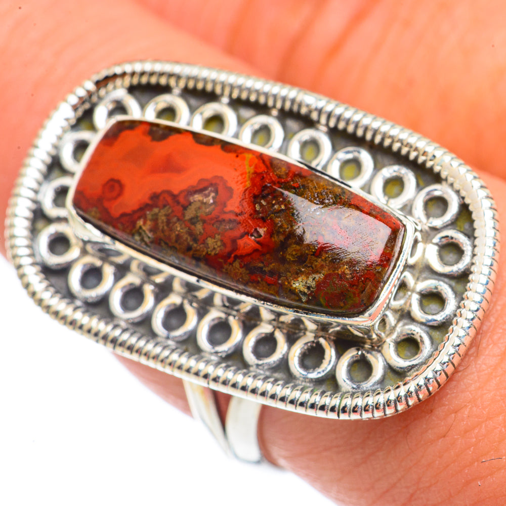 Mahogany Obsidian Rings handcrafted by Ana Silver Co - RING68909
