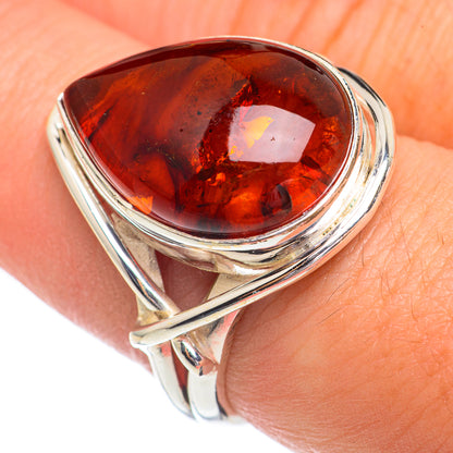 Baltic Amber Rings handcrafted by Ana Silver Co - RING68914