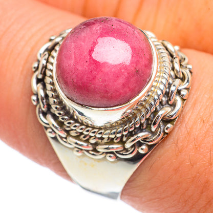 Rhodochrosite Rings handcrafted by Ana Silver Co - RING68916