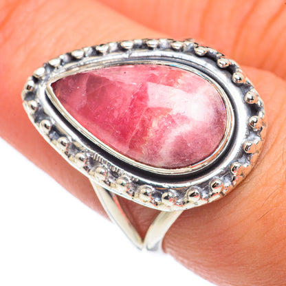 Rhodochrosite Rings handcrafted by Ana Silver Co - RING68917