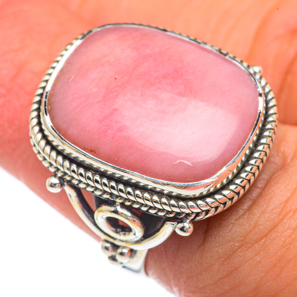 Pink Opal Rings handcrafted by Ana Silver Co - RING68920