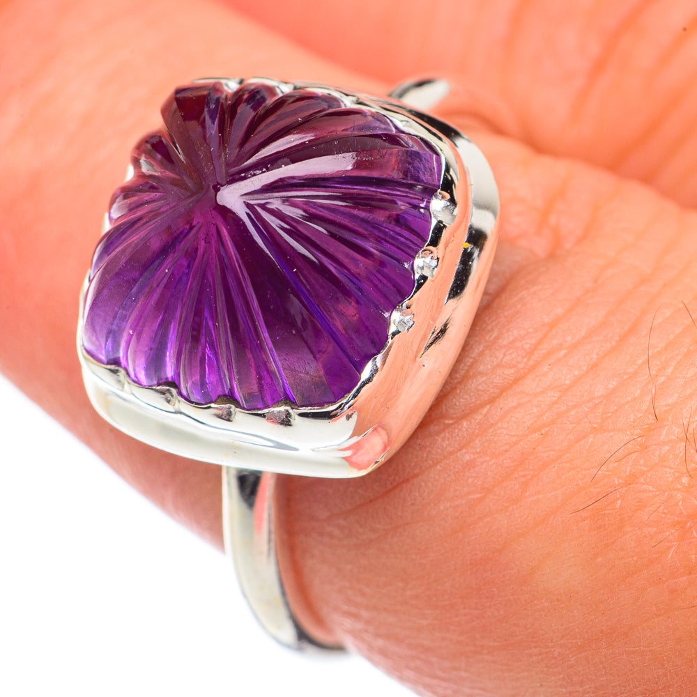 Amethyst Rings handcrafted by Ana Silver Co - RING68921