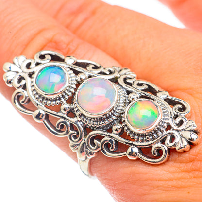 Ethiopian Opal Rings handcrafted by Ana Silver Co - RING68924