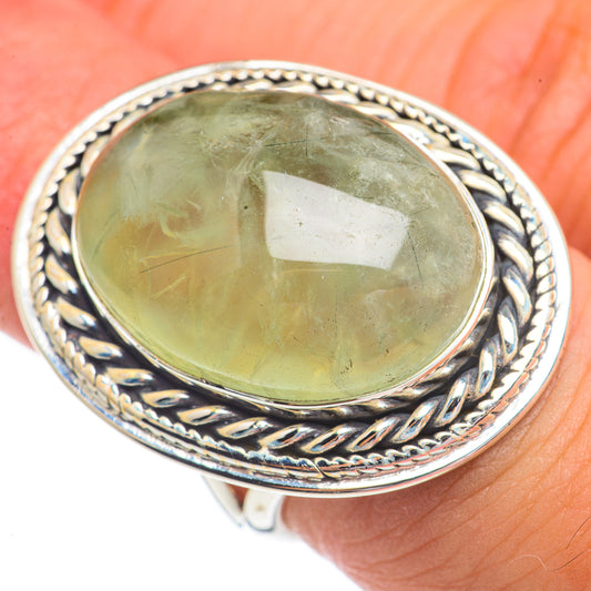 Prehnite Rings handcrafted by Ana Silver Co - RING68932