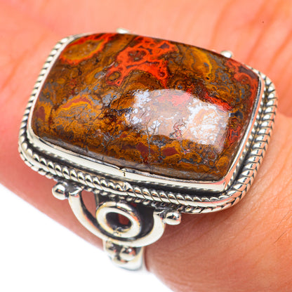 Mahogany Obsidian Rings handcrafted by Ana Silver Co - RING68935