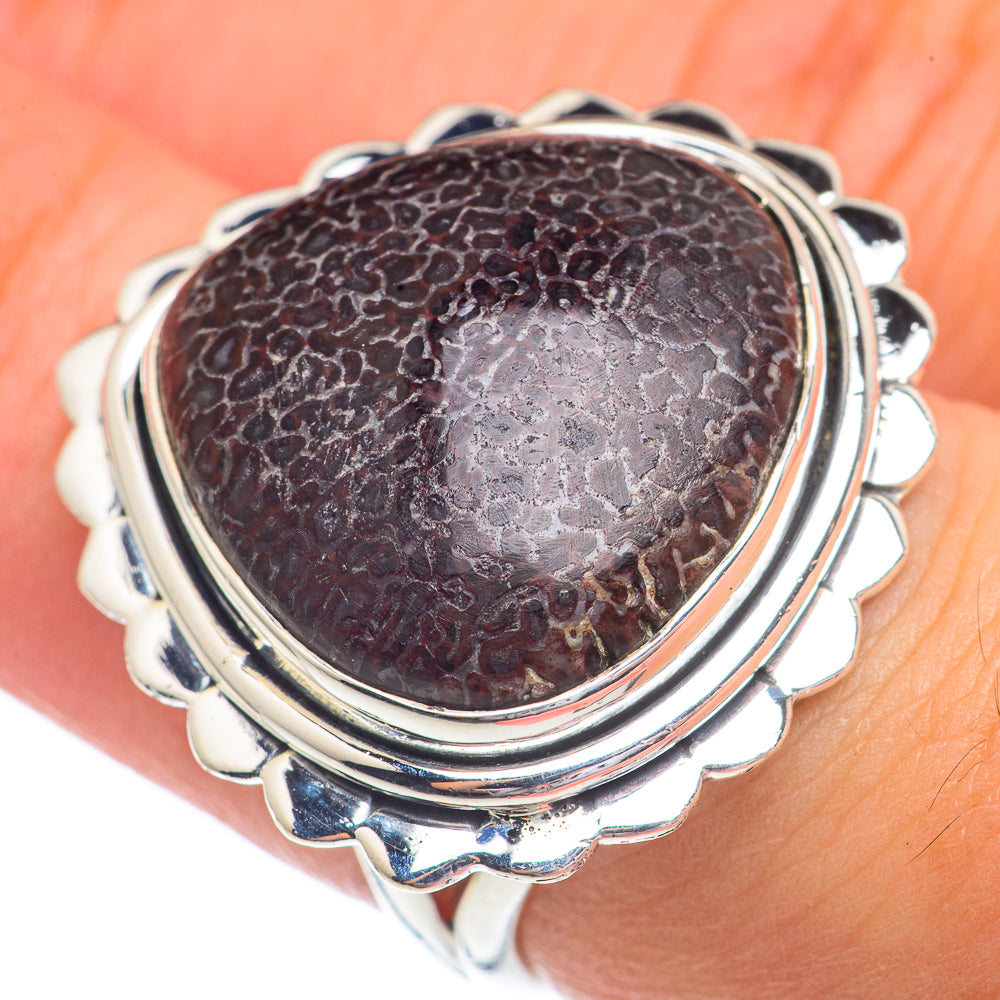 Dinosaur Bone Rings handcrafted by Ana Silver Co - RING68936