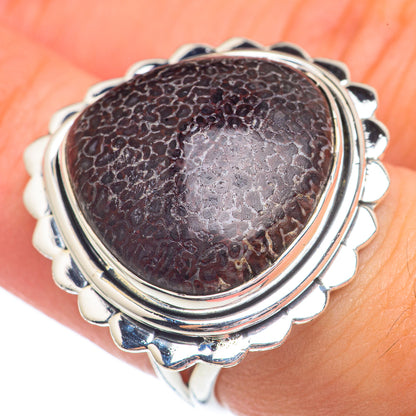 Dinosaur Bone Rings handcrafted by Ana Silver Co - RING68936