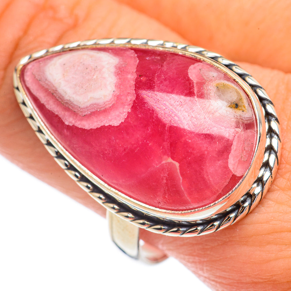 Rhodochrosite Rings handcrafted by Ana Silver Co - RING68939
