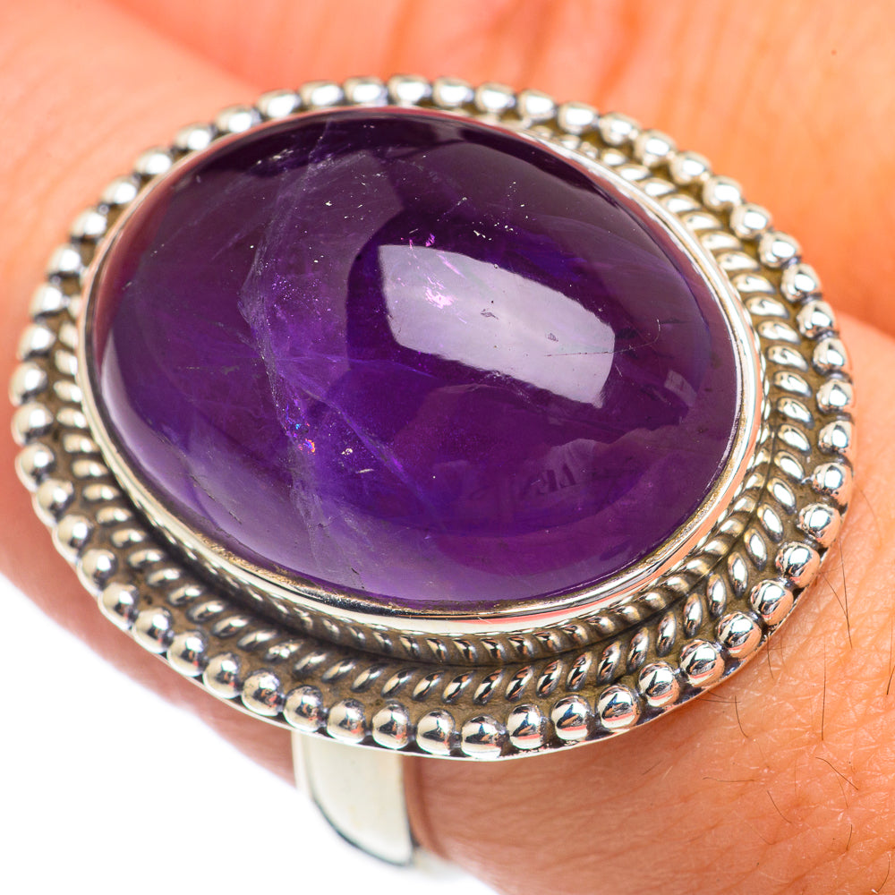 Amethyst Rings handcrafted by Ana Silver Co - RING68943
