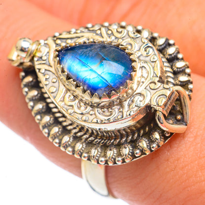 Labradorite Rings handcrafted by Ana Silver Co - RING68951