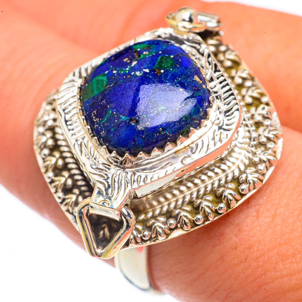 Azurite Rings handcrafted by Ana Silver Co - RING68953