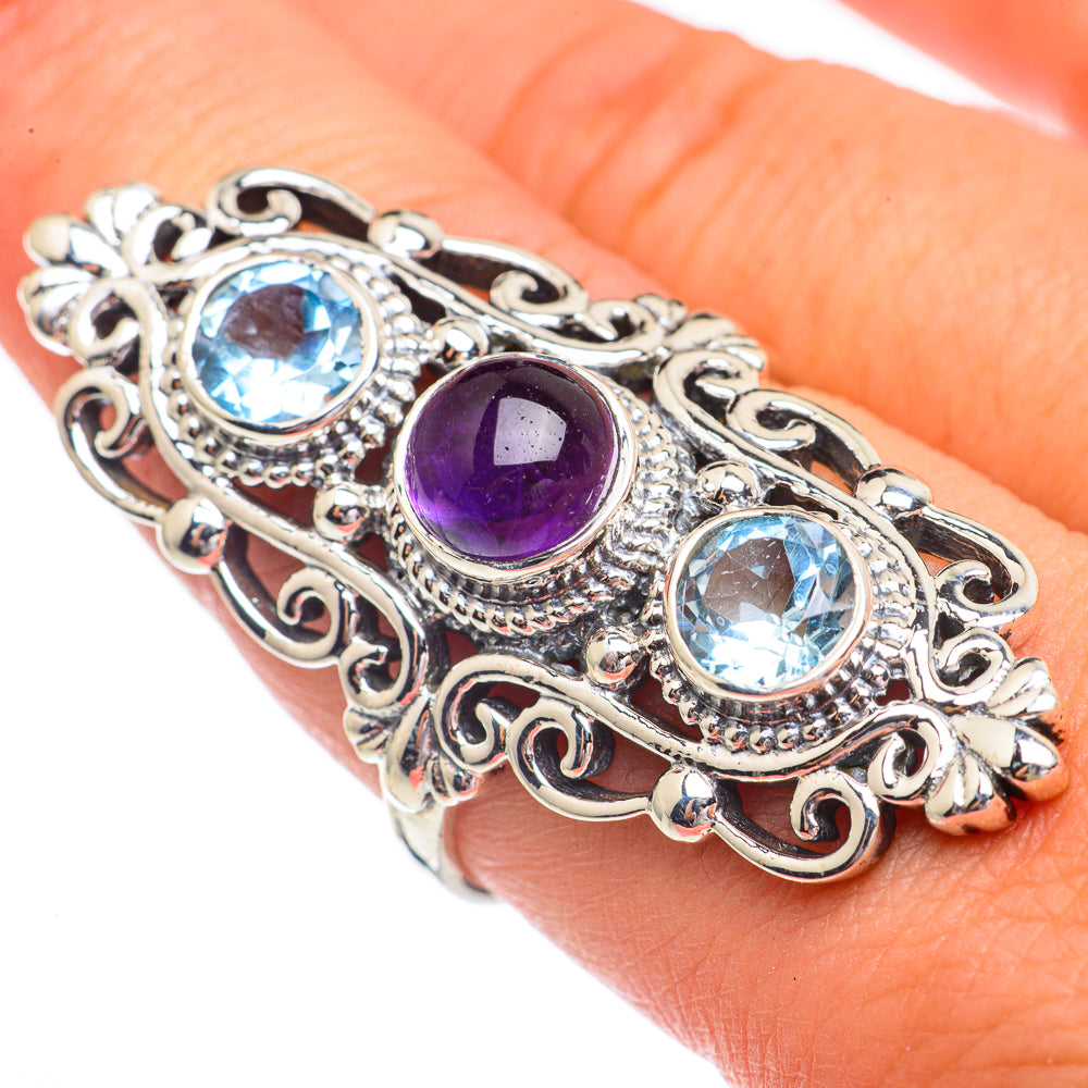 Amethyst Rings handcrafted by Ana Silver Co - RING68954