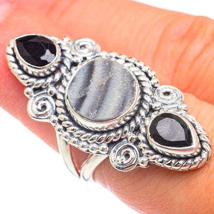 Desert Druzy Rings handcrafted by Ana Silver Co - RING68958
