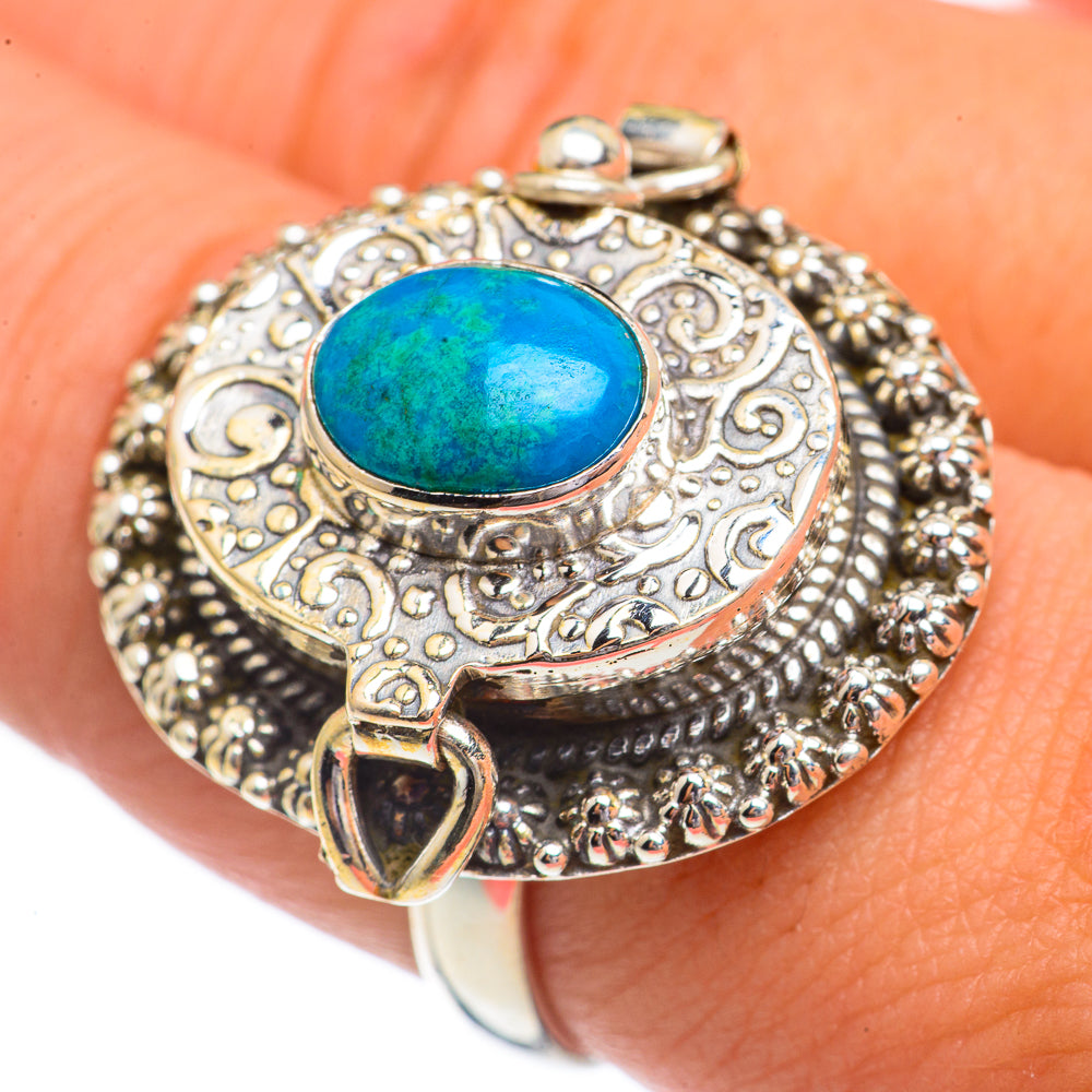 Chrysocolla Rings handcrafted by Ana Silver Co - RING68963