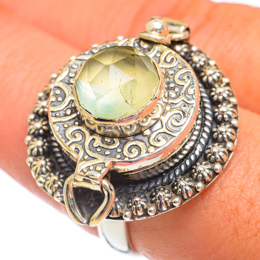Prehnite Rings handcrafted by Ana Silver Co - RING68965