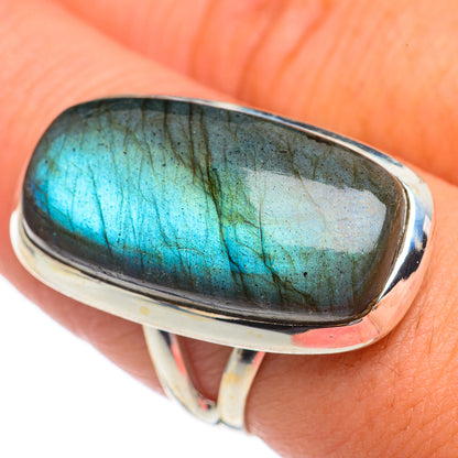 Labradorite Rings handcrafted by Ana Silver Co - RING68966