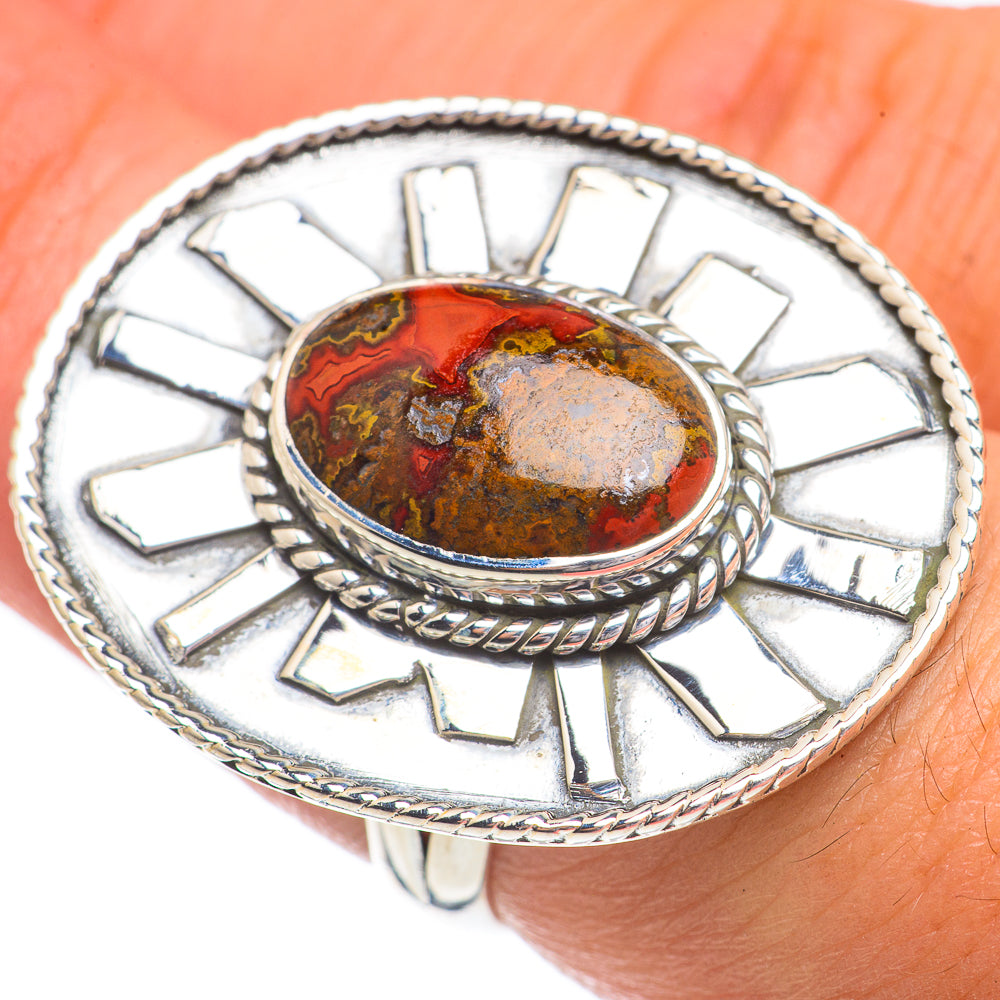 Mahogany Obsidian Rings handcrafted by Ana Silver Co - RING68969