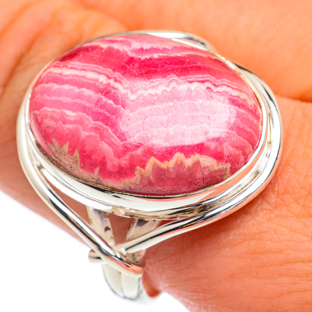 Rhodochrosite Rings handcrafted by Ana Silver Co - RING68971