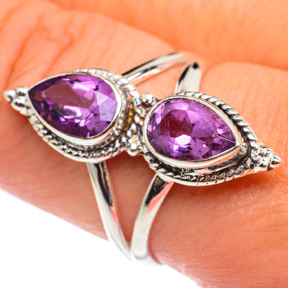 Amethyst Rings handcrafted by Ana Silver Co - RING69008