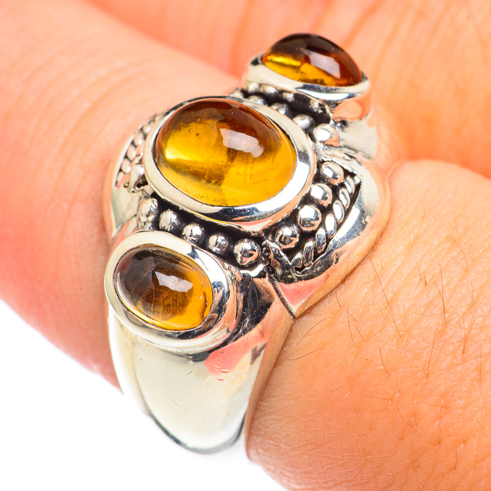 Citrine Rings handcrafted by Ana Silver Co - RING69036