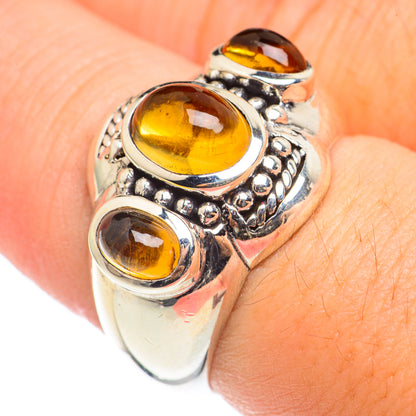 Citrine Rings handcrafted by Ana Silver Co - RING69036