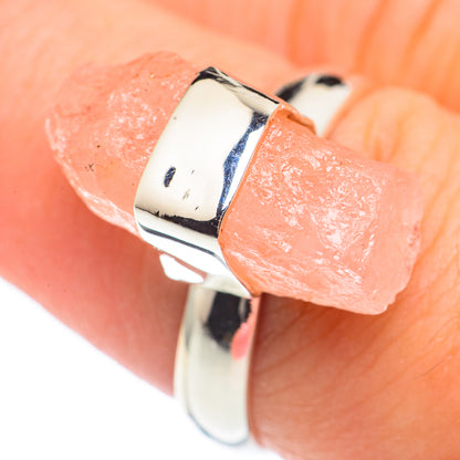 Rose Quartz Rings handcrafted by Ana Silver Co - RING69038