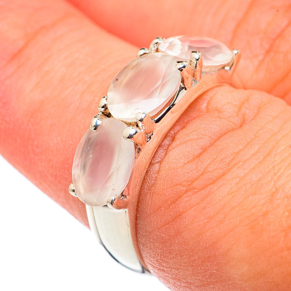 White Quartz Rings handcrafted by Ana Silver Co - RING69040