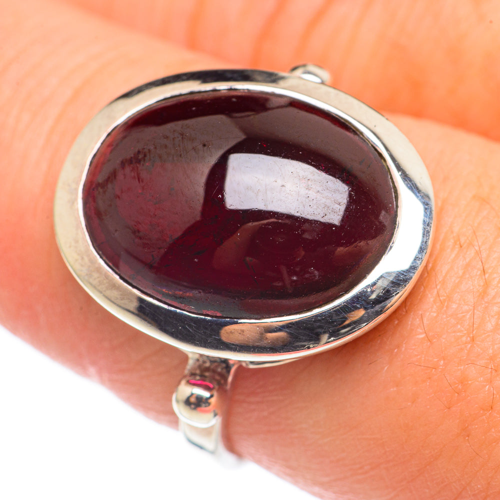 Garnet Rings handcrafted by Ana Silver Co - RING69042