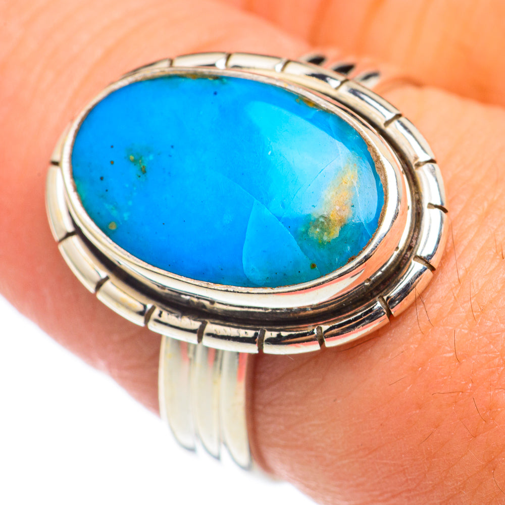 Chrysocolla Rings handcrafted by Ana Silver Co - RING69064
