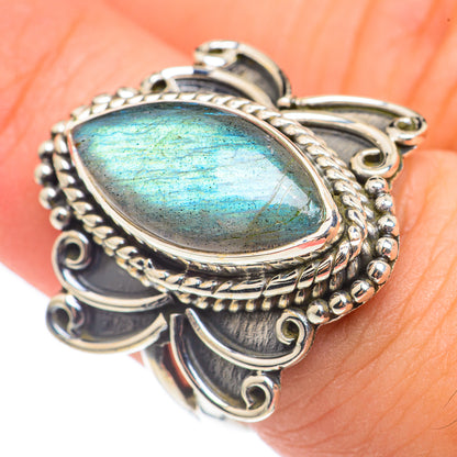 Labradorite Rings handcrafted by Ana Silver Co - RING69067