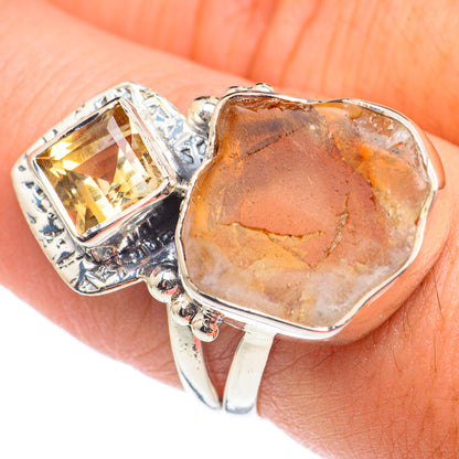 Citrine Rings handcrafted by Ana Silver Co - RING69072