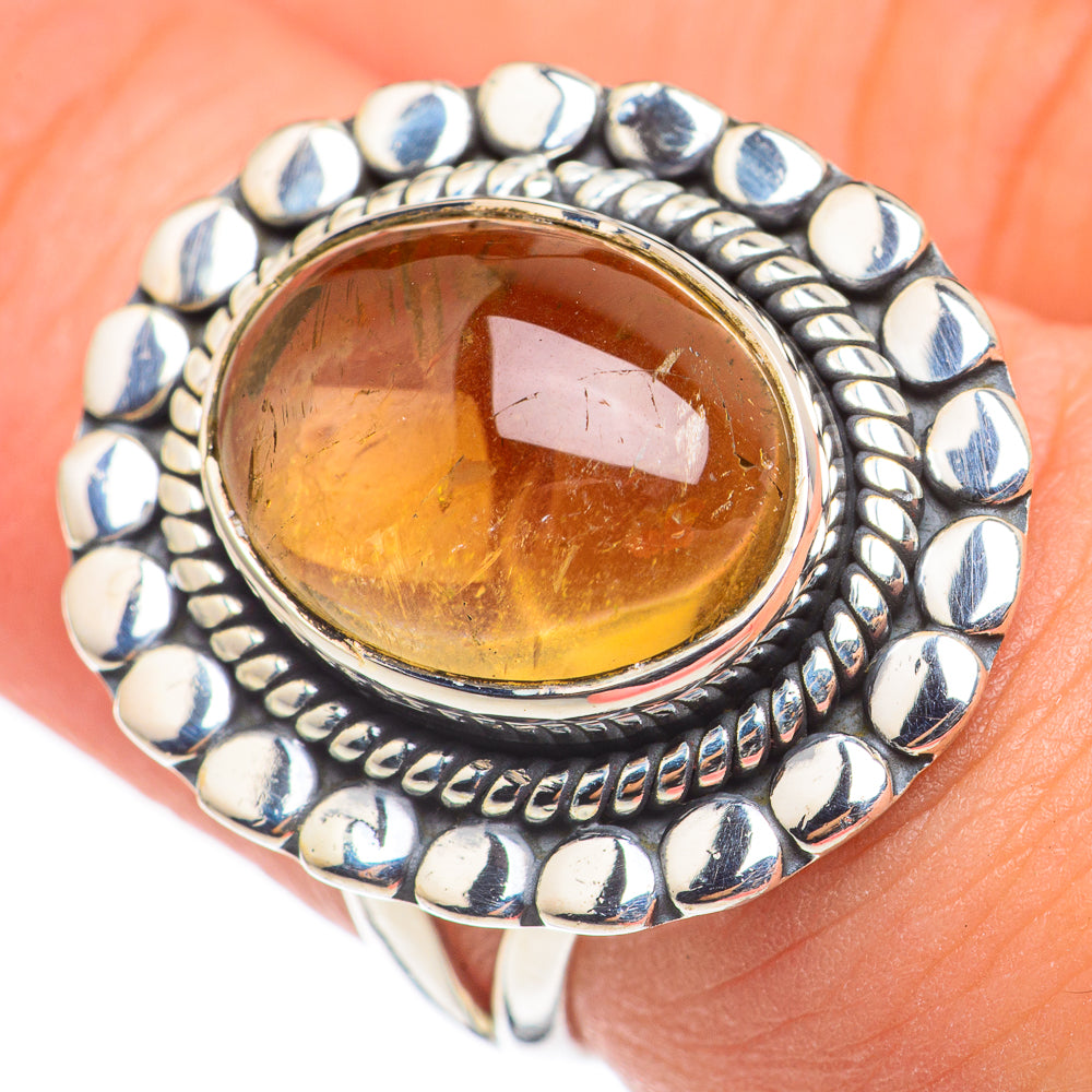 Rutilated Quartz Rings handcrafted by Ana Silver Co - RING69073