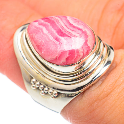 Rhodochrosite Rings handcrafted by Ana Silver Co - RING69076