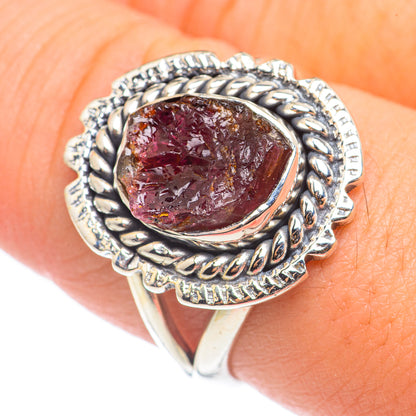 Pink Tourmaline Rings handcrafted by Ana Silver Co - RING69078