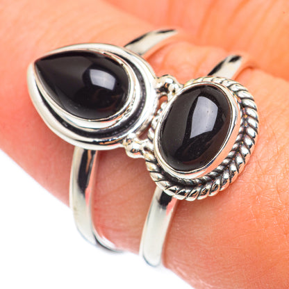Black Onyx Rings handcrafted by Ana Silver Co - RING69086