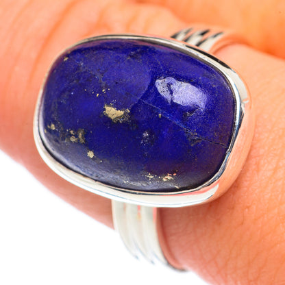 Lapis Lazuli Rings handcrafted by Ana Silver Co - RING69102
