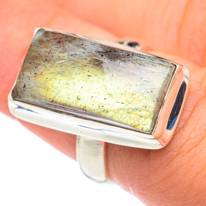Labradorite Rings handcrafted by Ana Silver Co - RING69104