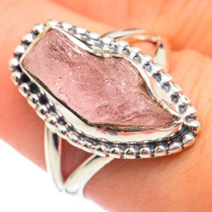 Rose Quartz Rings handcrafted by Ana Silver Co - RING69114