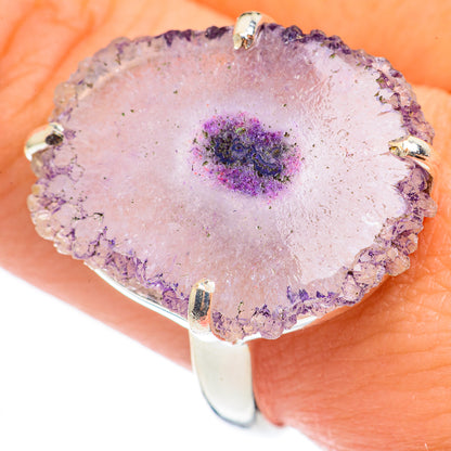 Amethyst Stalactite Rings handcrafted by Ana Silver Co - RING69116