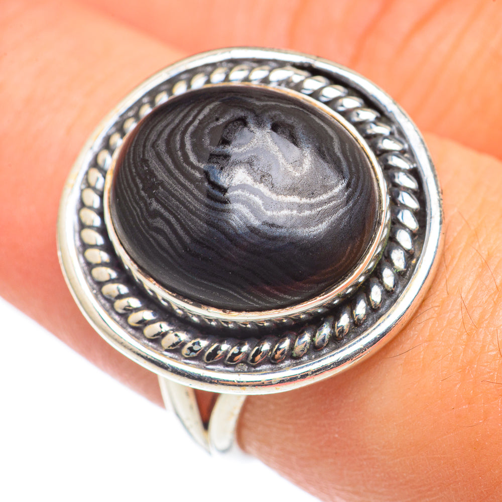 Psilomelane Rings handcrafted by Ana Silver Co - RING69119