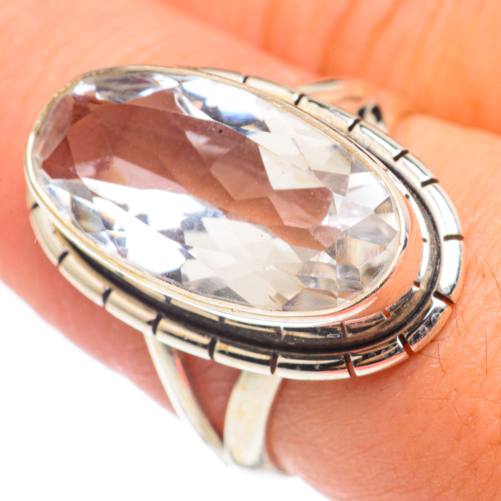 White Quartz Rings handcrafted by Ana Silver Co - RING69126