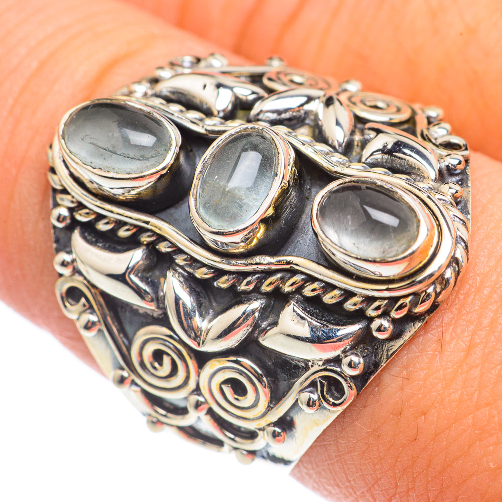 Aquamarine Rings handcrafted by Ana Silver Co - RING69130