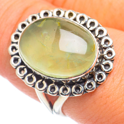 Prehnite Rings handcrafted by Ana Silver Co - RING69135