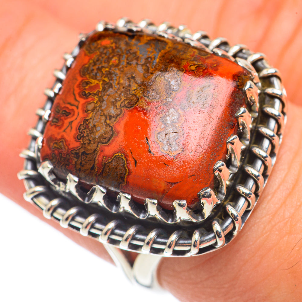 Mahogany Obsidian Rings handcrafted by Ana Silver Co - RING69142