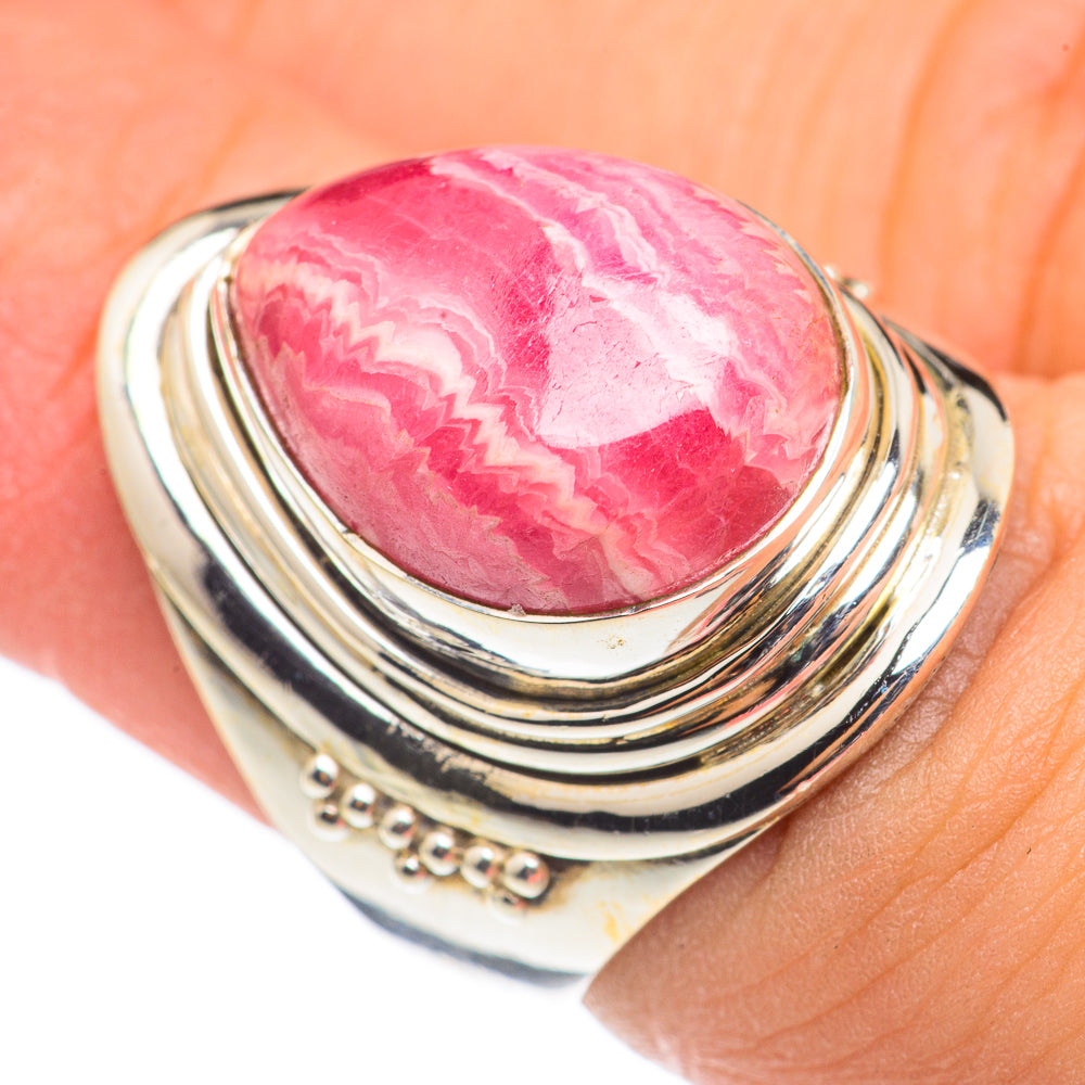 Rhodochrosite Rings handcrafted by Ana Silver Co - RING69147