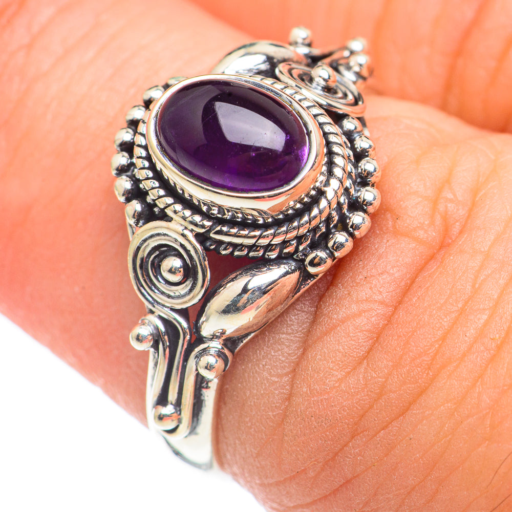 Amethyst Rings handcrafted by Ana Silver Co - RING69151