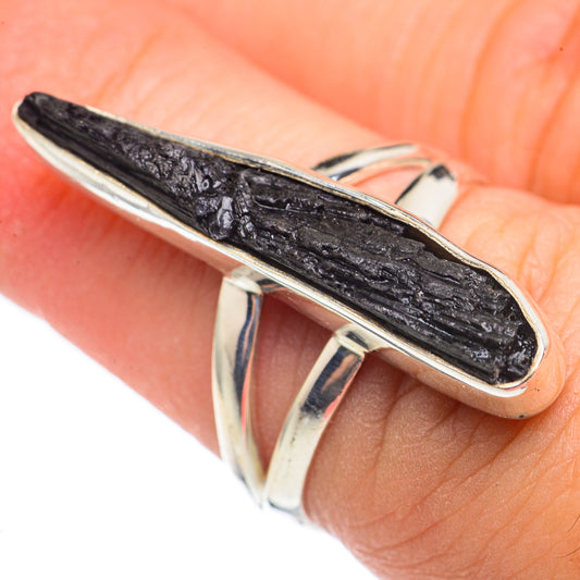 Black Tourmaline Rings handcrafted by Ana Silver Co - RING69152